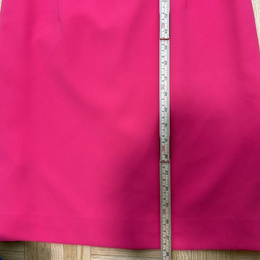 VINTAGE Pendleton Hot Pink Sleeveless Sheath Dress Size 4 Made in USA - Picture 10 of 10
